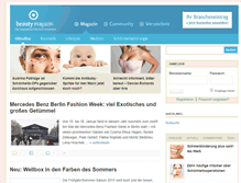 Tablet Screenshot of beauty-magazin.de